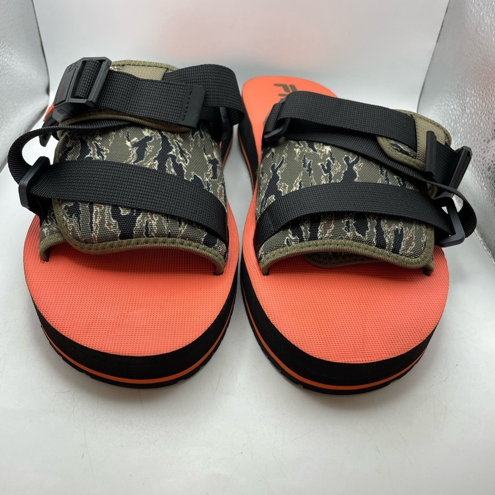 Fila mens army green slide sandals size 13 - Picture 4 of 9